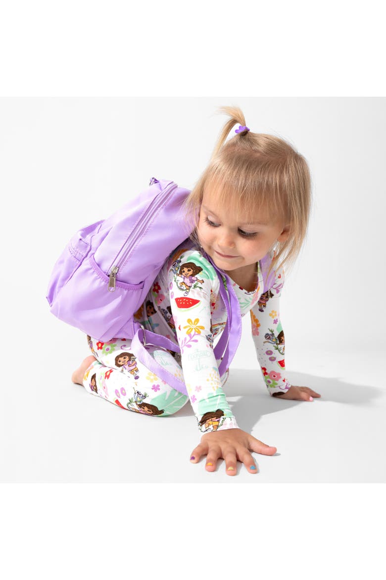 Kids' Dora Tropical Dreams Set of 2 Piece Pajamas, Alternate, color, Dora: Tropical Dreams