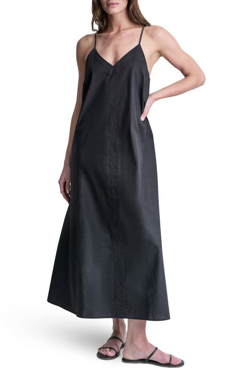 V-Neck Sleeveless Maxi Dress