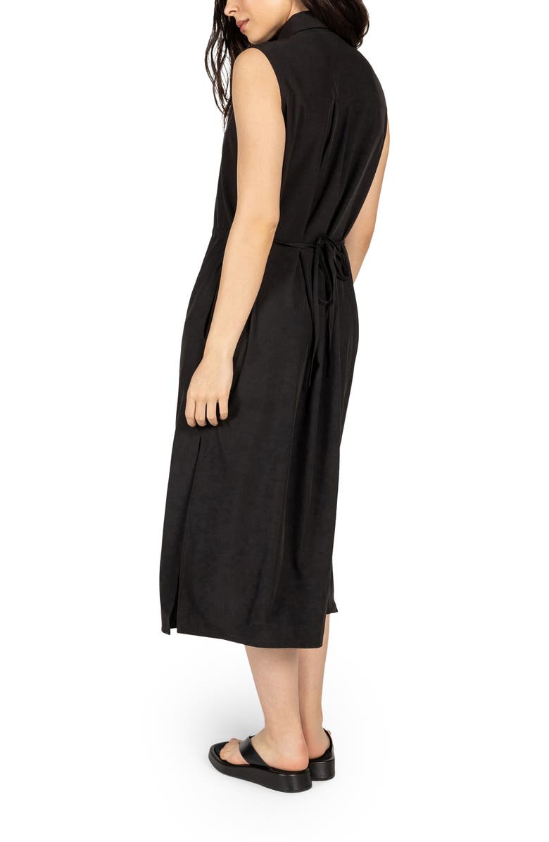 KYODAN Sleeveless Four-Way Stretch Midi Dress, Alternate, color, 