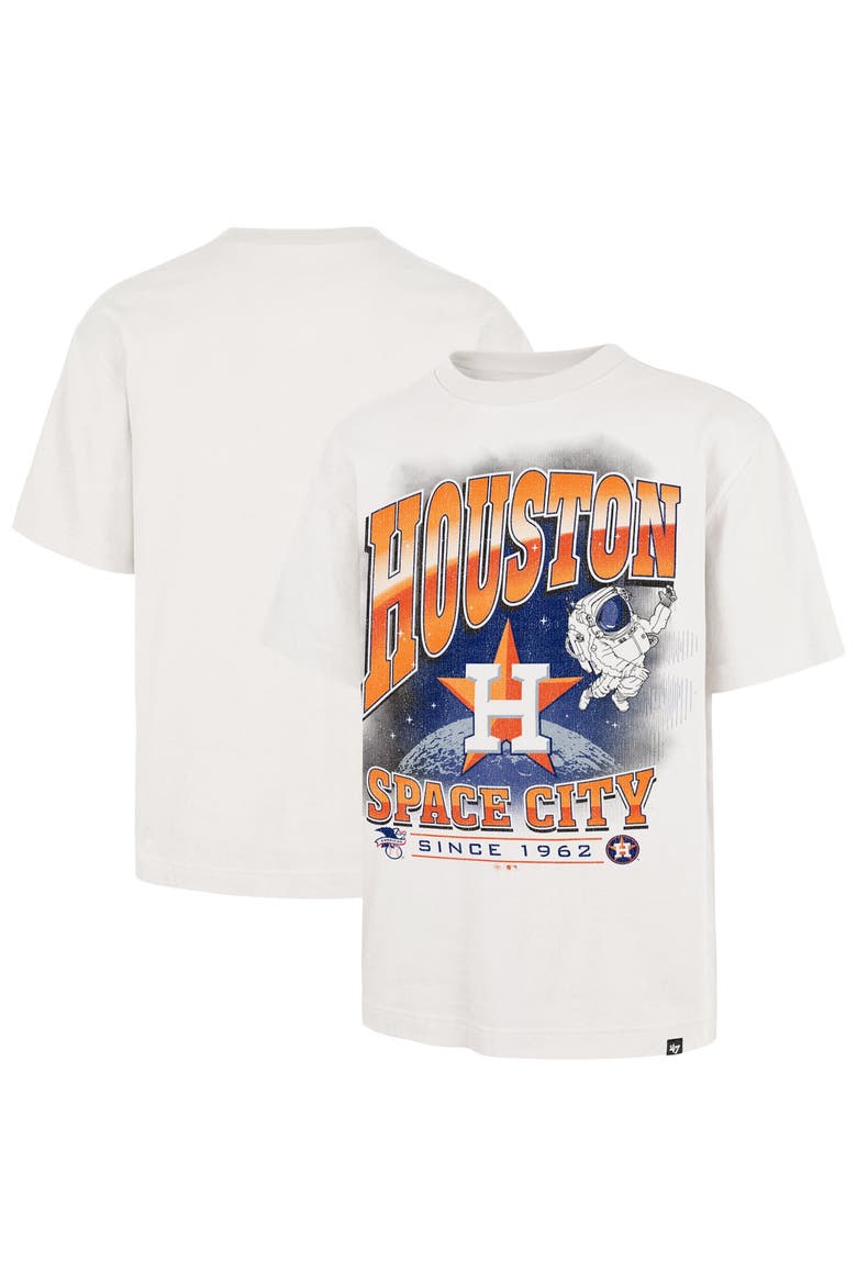 Men's '47 White Houston Astros Regional Upland Foundation T-Shirt, Main, color, White