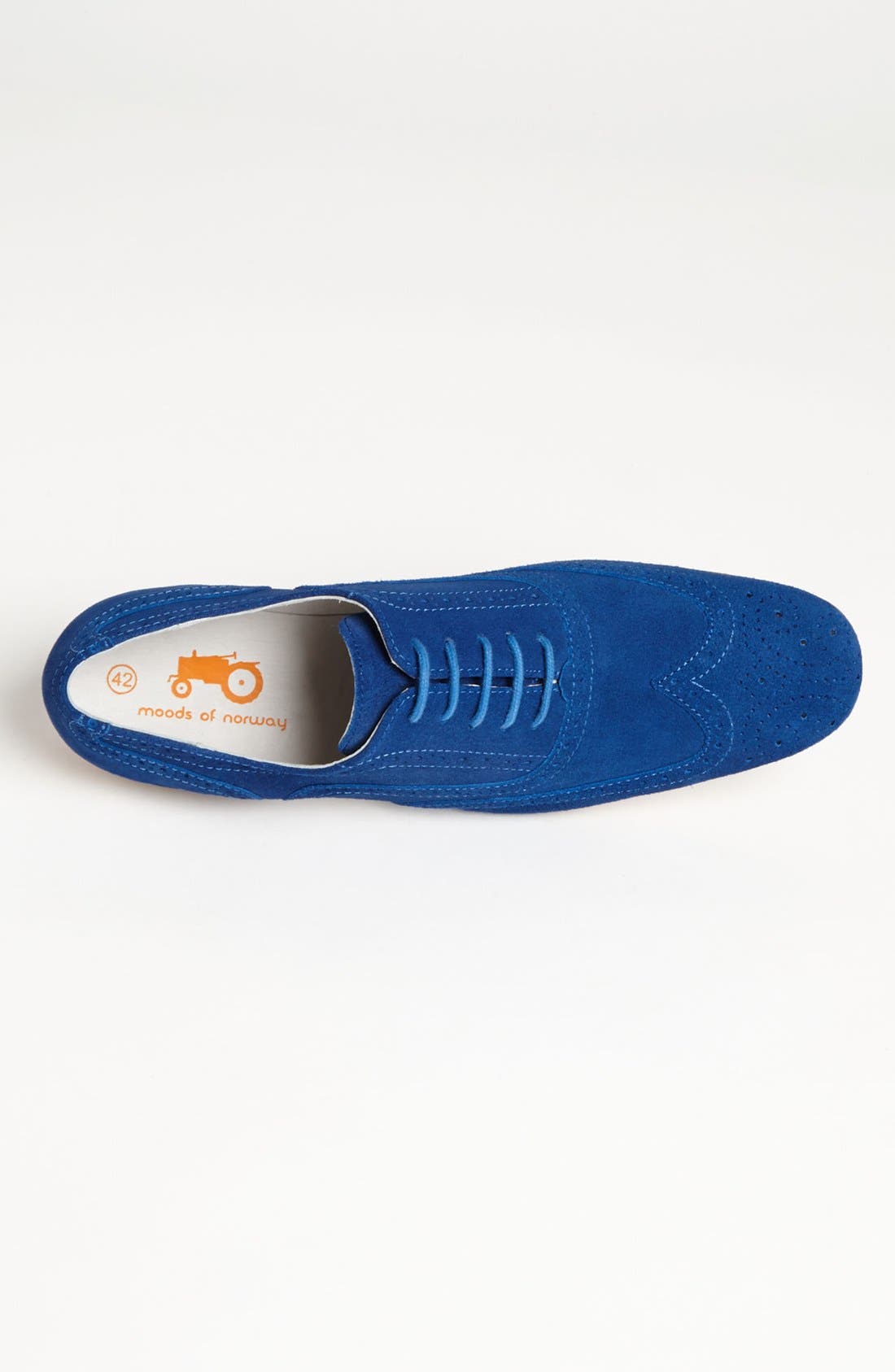 Moods of Norway 'Ullern' Suede Wingtip, Alternate, color, 