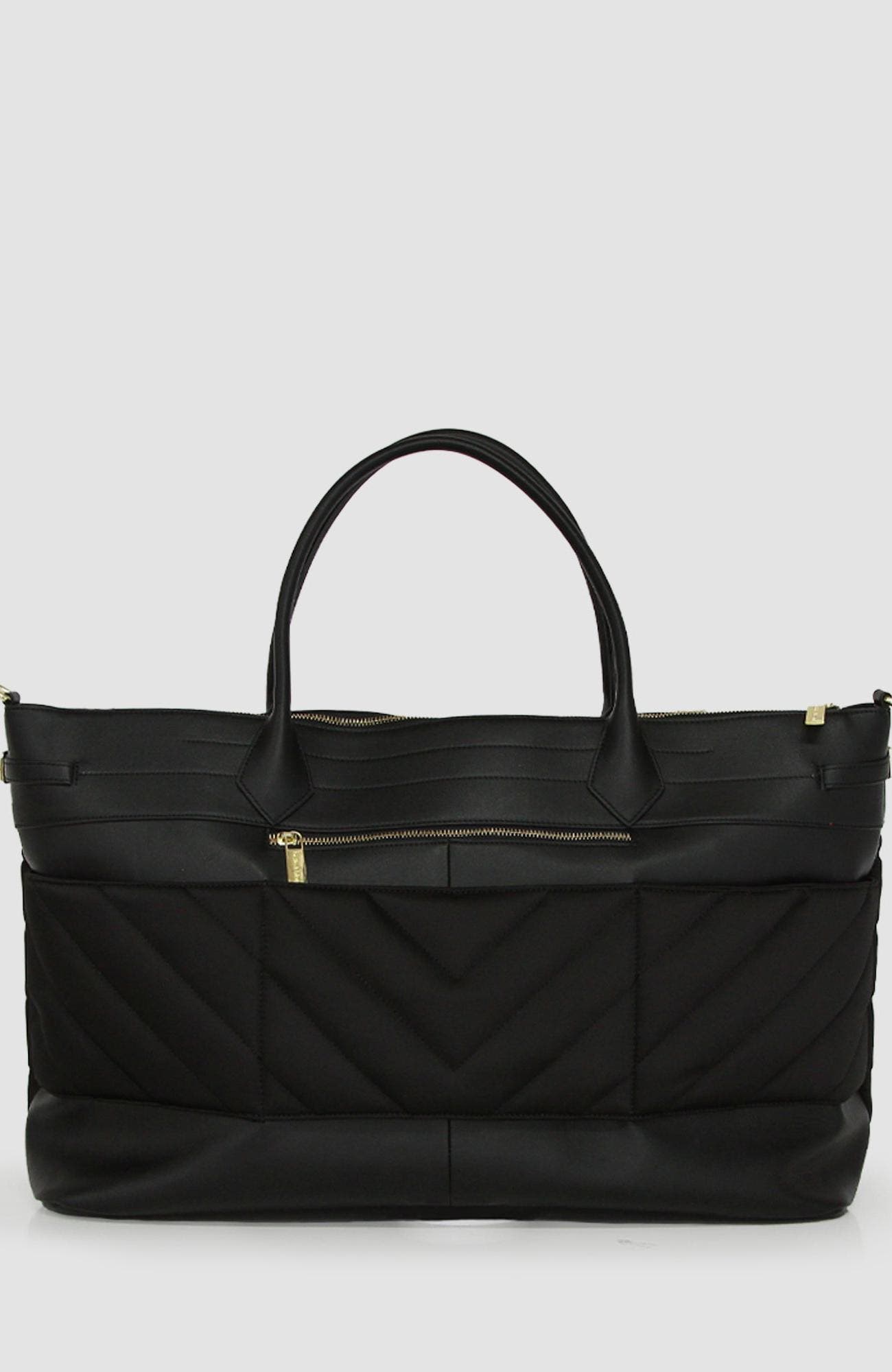 Belle & Bloom Meet Me in Paris Weekender Bag, Alternate, color, Black