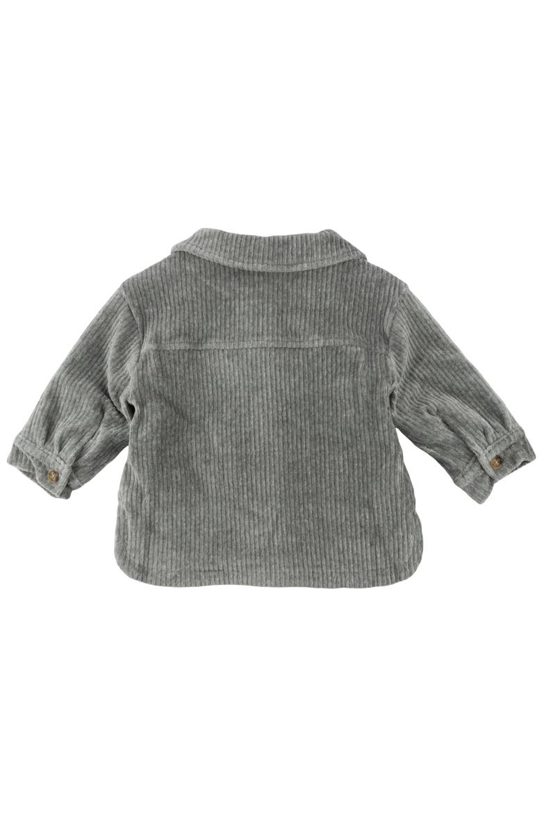oh baby! Corduroy with Snowdrift Shacket, Alternate, color, Heather Grey