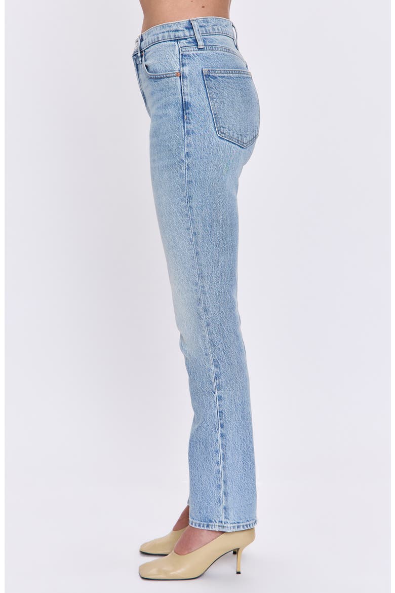 Bri High Waist Ankle Straight Leg Jeans, Alternate, color, SEQUEL