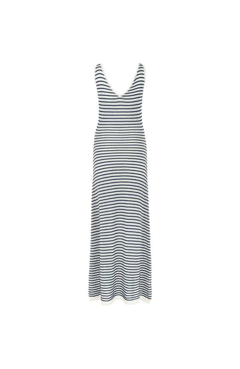 Nocturne Striped Long Dress, Alternate, color, 