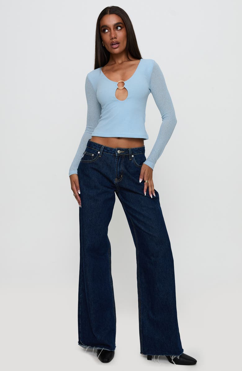 Princess Polly This Fate Stripe Sweater, Alternate, color, 