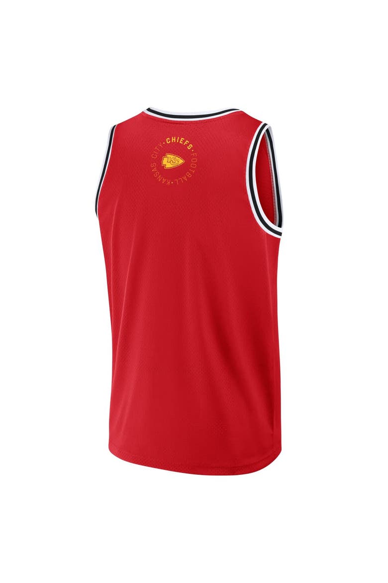 Men's Fanatics Red Kansas City Chiefs Elements Future Ground Jersey Tank Top, Alternate, color, Red
