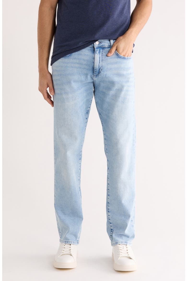The Brixton Slim Straight Leg Jeans, Main, color, ZELOTIE