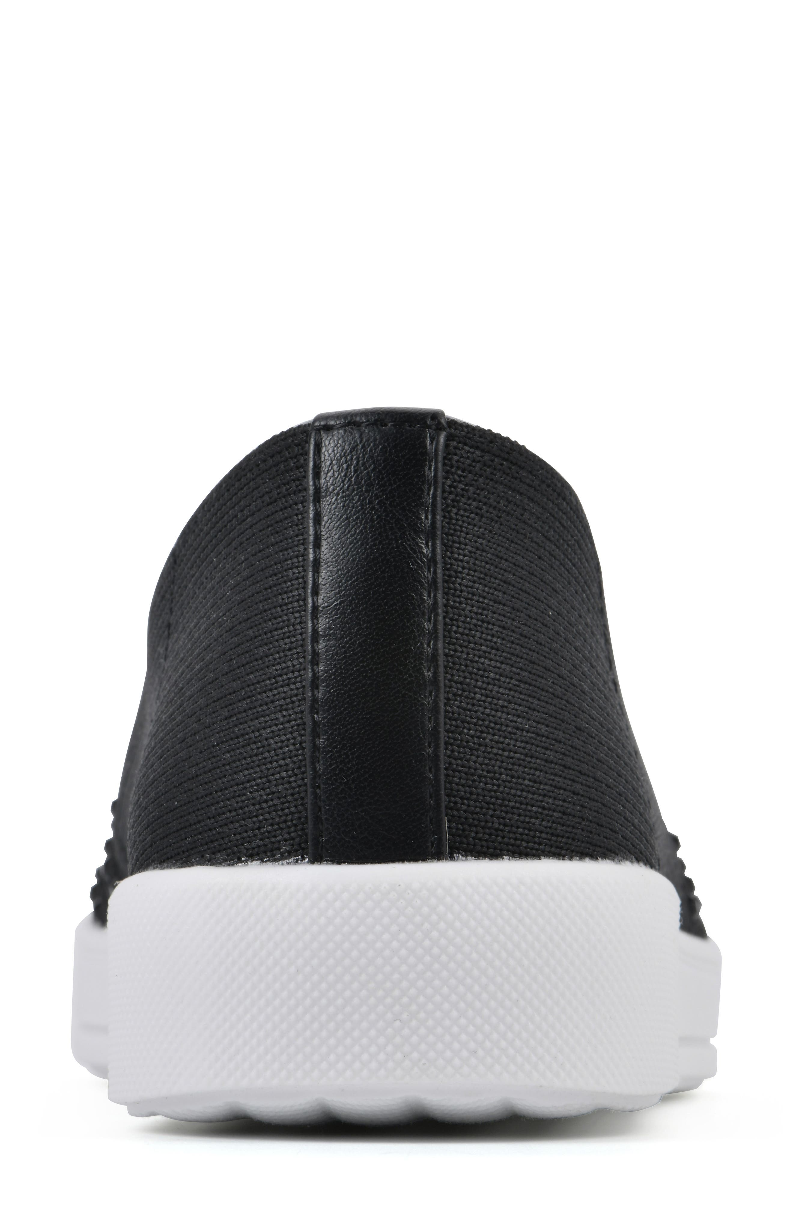 White Mountain Footwear Upbring Rhinestone Slip-On, Alternate, color, Black/ Fabric