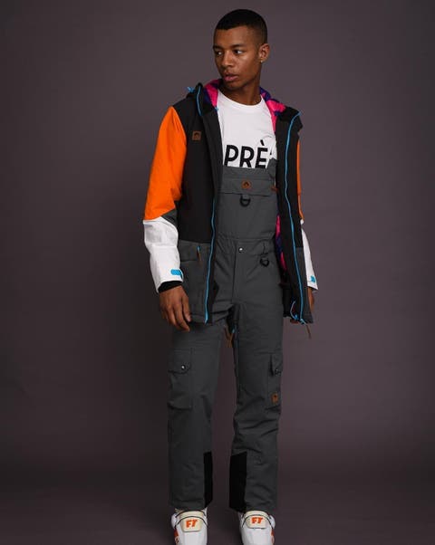 Yeh Man Men
s Ski 
Snowboard Bib Pant - Grey