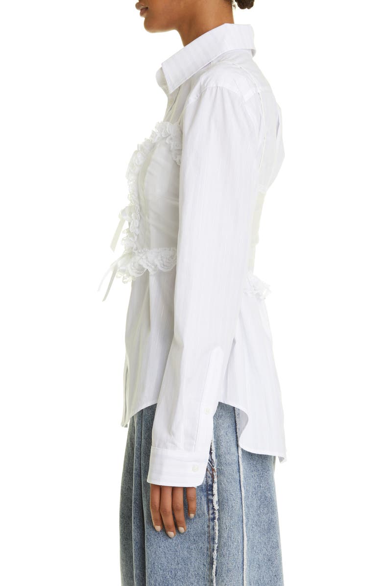 Vaquera Lingerie Button-Up Shirt, Alternate, color, 