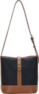 Miztique Two Tone Faux Leather Bucket Bag