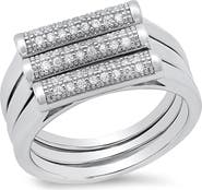 HMY JEWELRY Simulated Diamond Ring