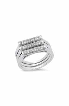 HMY JEWELRY Simulated Diamond Ring