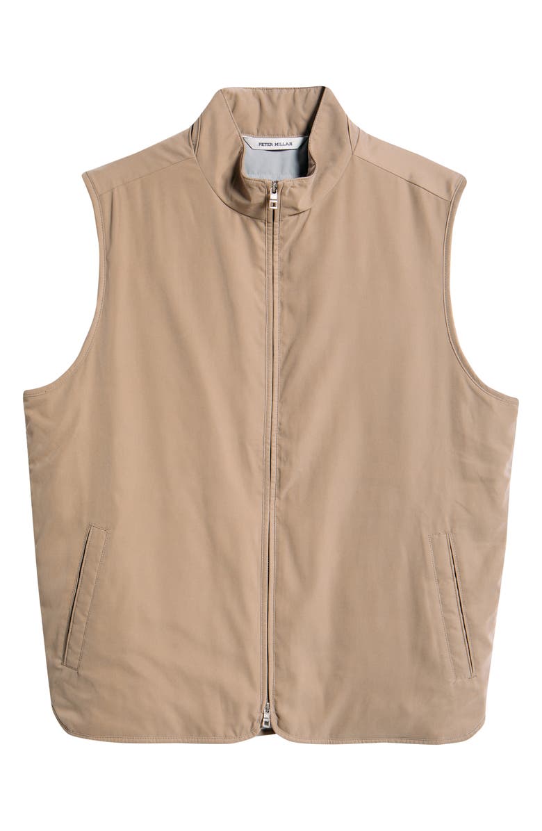 Peter Millar Bleecker Zip Vest, Alternate, color, Biscotti
