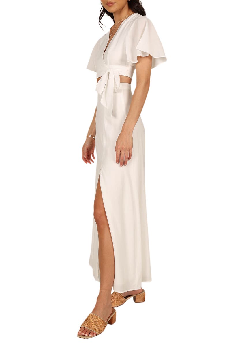 Petal & Pup Crop Wrap Top & High Waist Maxi Skirt Set, Alternate, color,