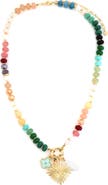 Panacea Multistone Charm Necklace