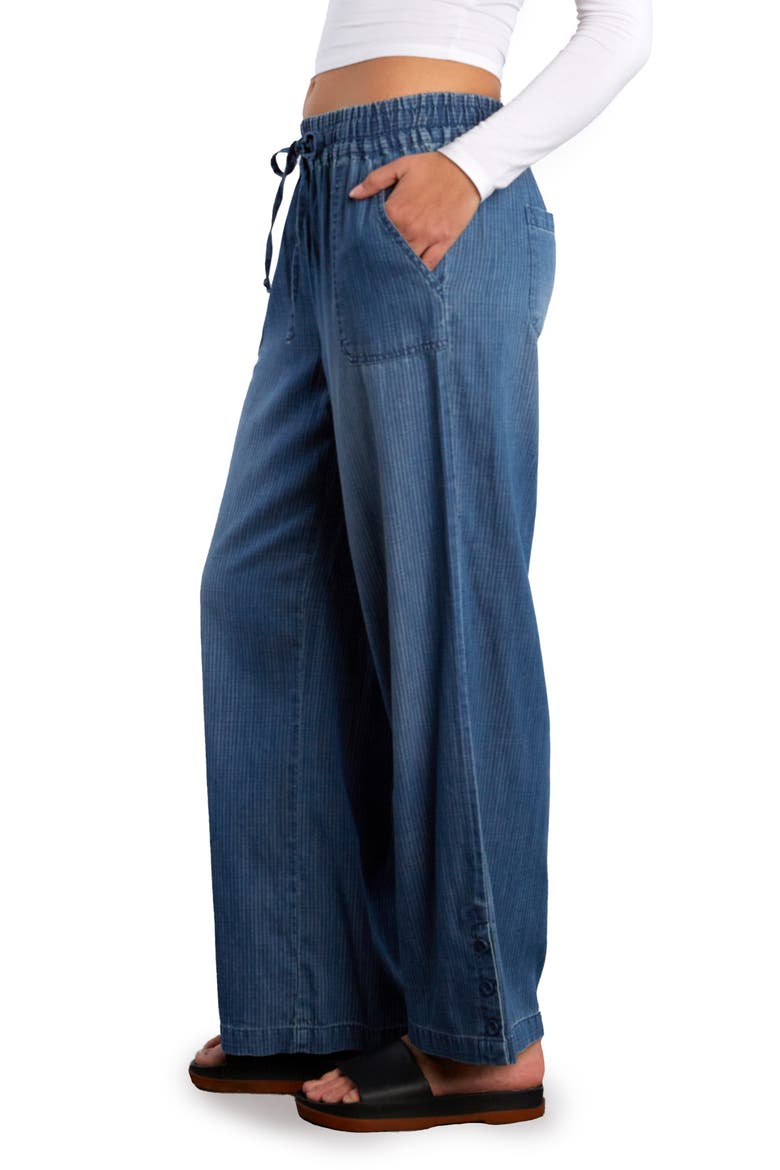 Hero High Waist Wide Leg Pants, Alternate, color, DENIM RR STRIPES