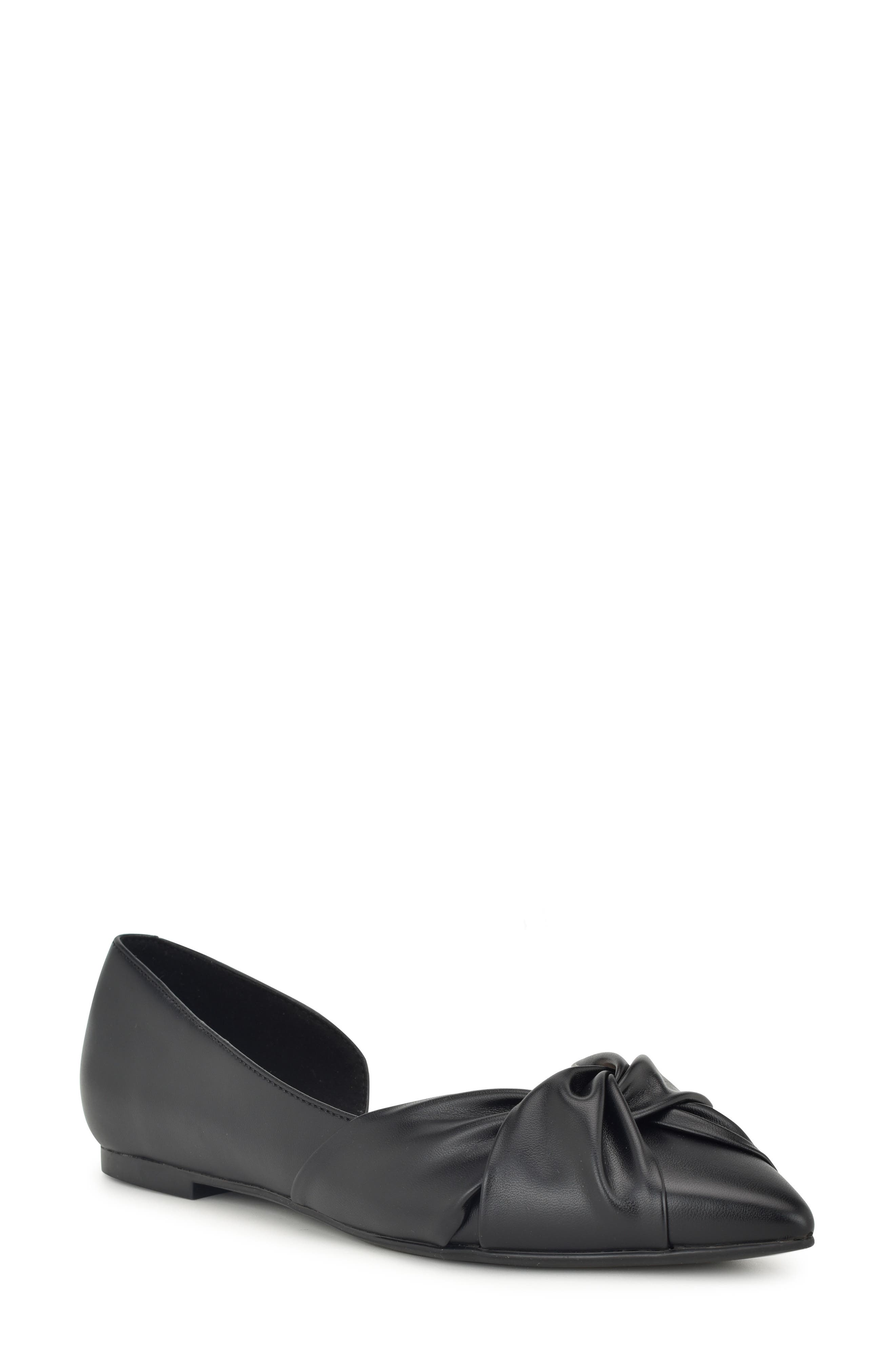 Nine West Briane Half d'Orsay Pointed Toe Flat, Main, color, 