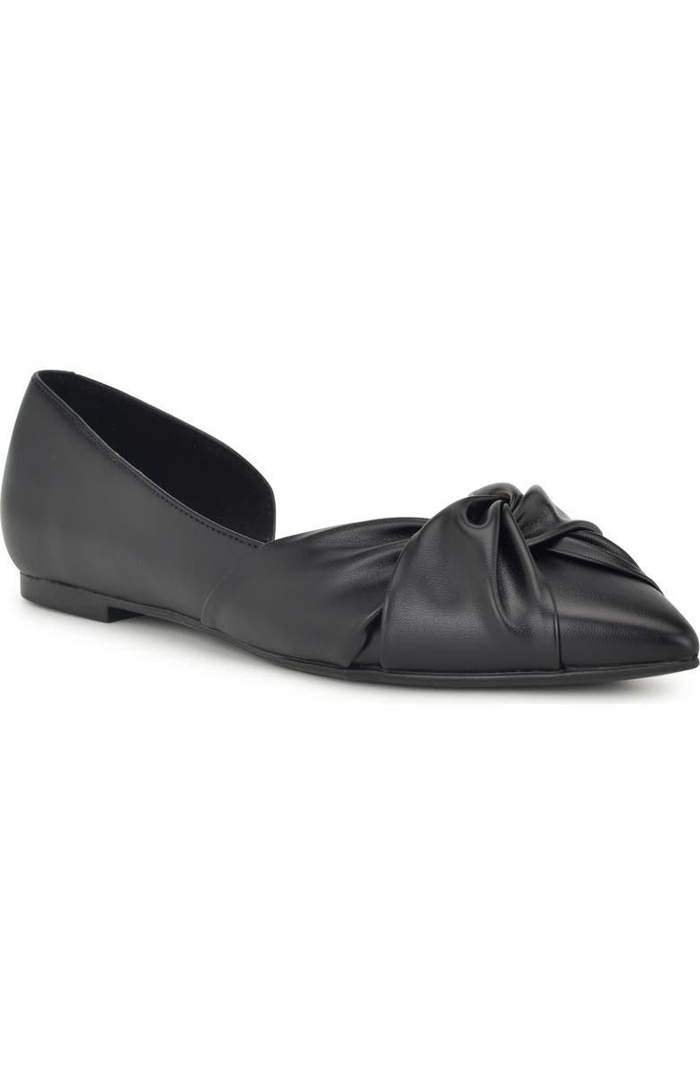 Nine West Briane Half d'Orsay Pointed Toe Flat, Main, color,
