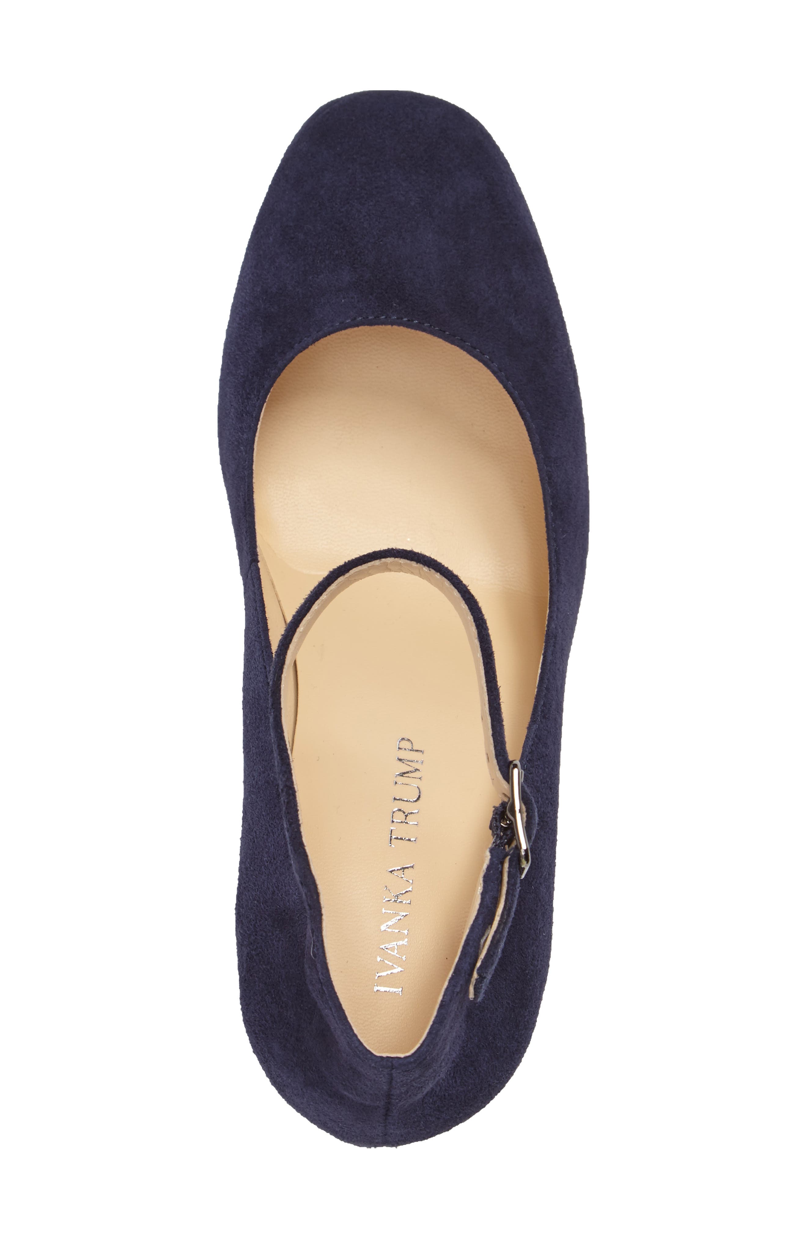 Oasia Ankle Strap Pump, Alternate, color, DEEP BALTIC SUEDE