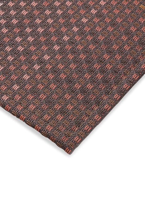 Chilewich Parade Woven Floor Mat, 72" X 106" In Brown