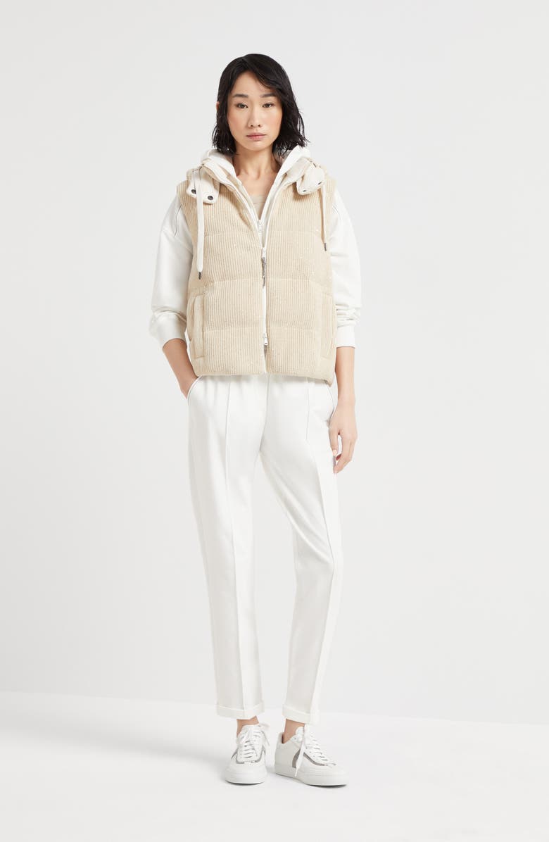 Brunello Cucinelli Knit down vest, Alternate, color, 