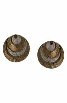 Dani Disc Drop Earrings