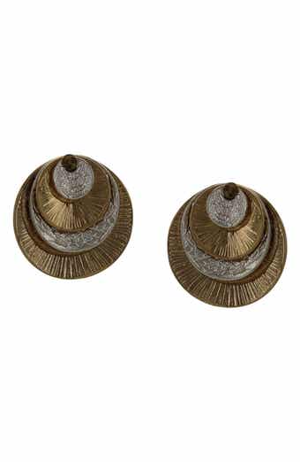 Dani Disc Drop Earrings