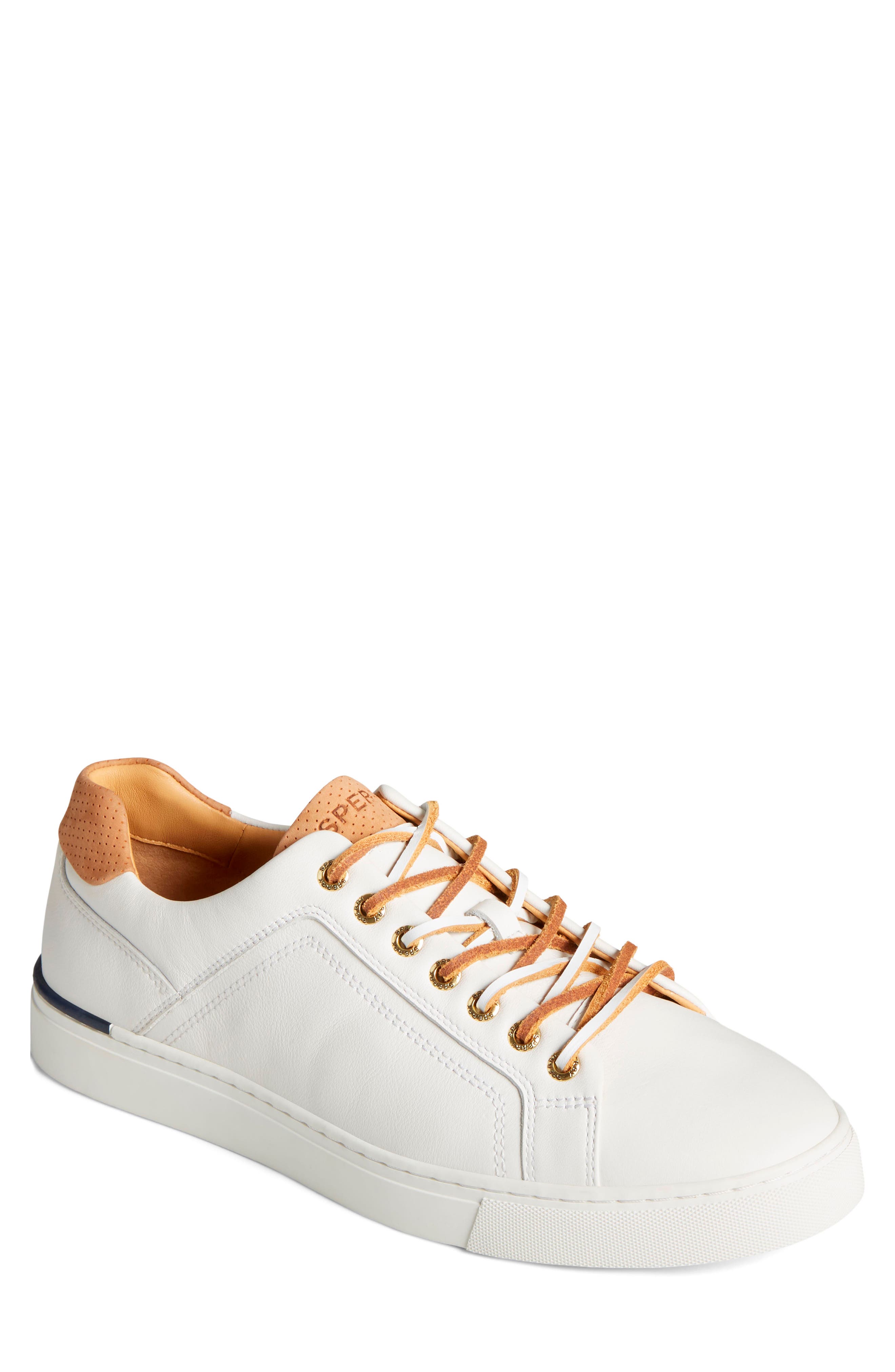 Sperry Gold Victura Leather Low Top Sneaker, Main, color, 