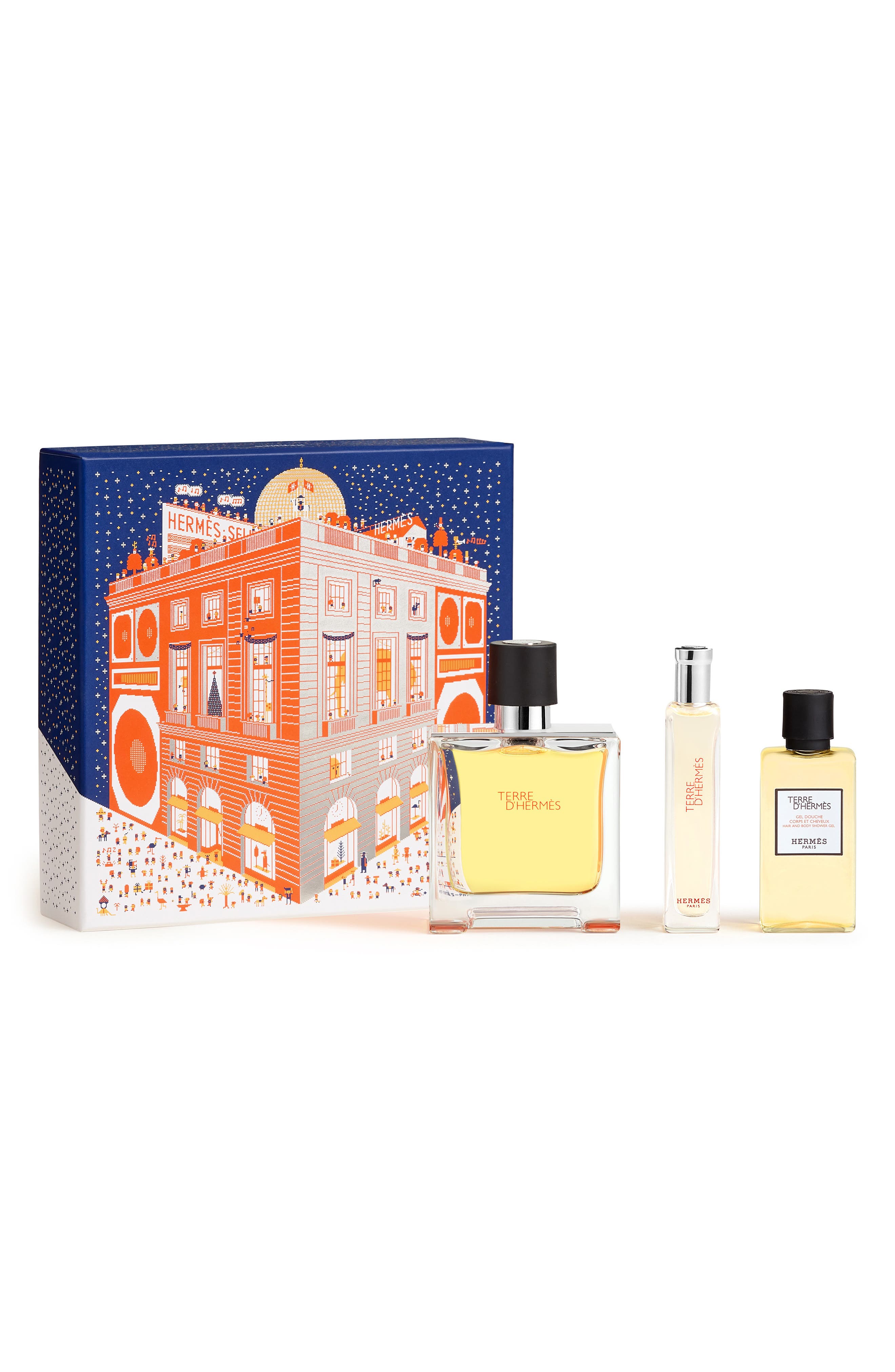 HERMES ビューティー ギフトセット Hermès Terre d/Hermès - Pure Perfume Gift Set (Men) | Nordstrom
