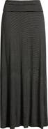 Loveappella Stripe Knit Maxi Skirt