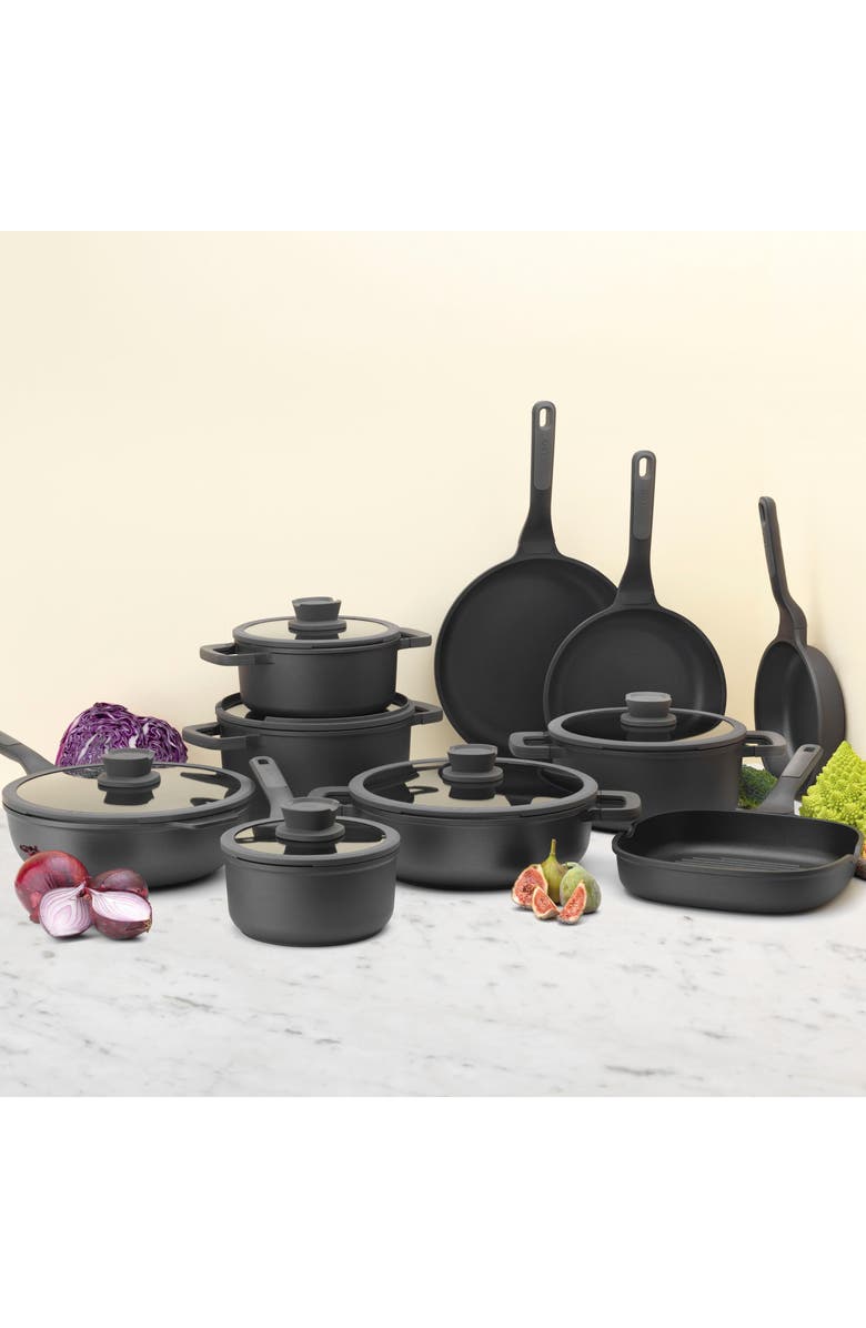 BergHOFF Leo Stone Nonstick 11-Inch Fry Pan, Alternate, color, Black