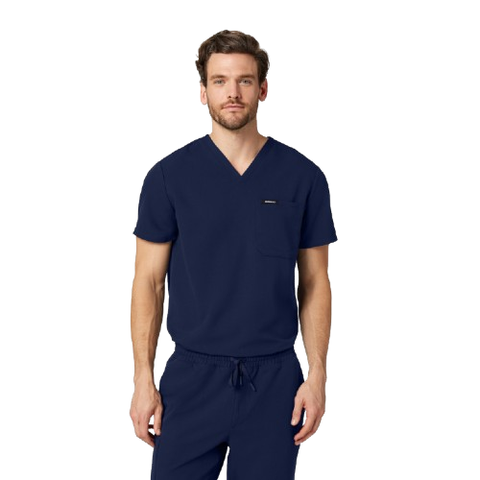 Holmes Men's 1-Pocket Classic V-Neck Scrub Top