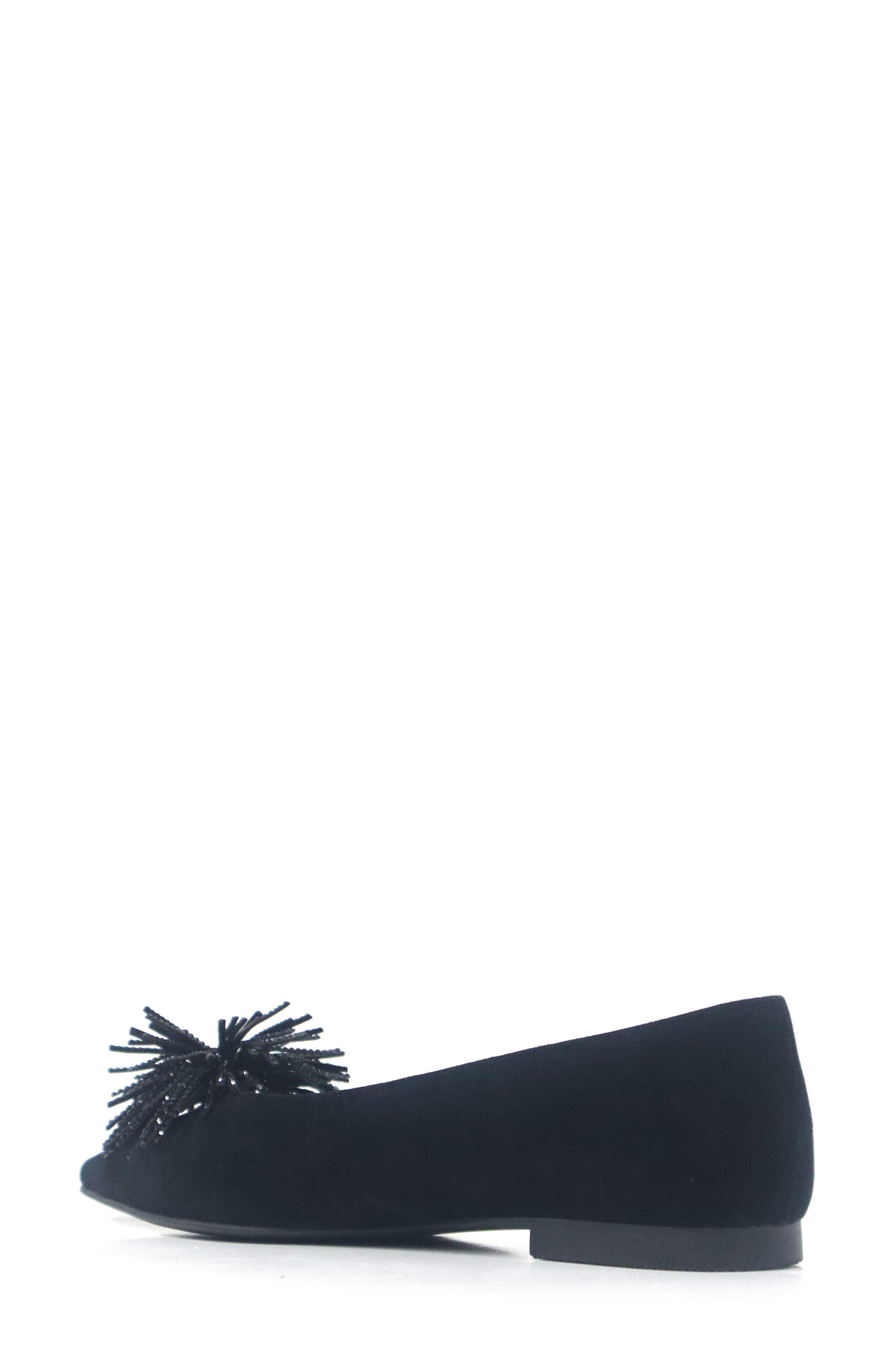 Kenneth Cole Natasha Flat, Alternate, color, Black Suede