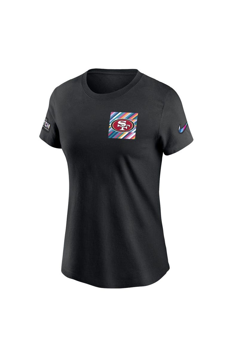 Nike Women's Nike Black San Francisco 49ers 2023 NFL Crucial Catch Sideline Tri-Blend T-Shirt, Alternate, color, Black