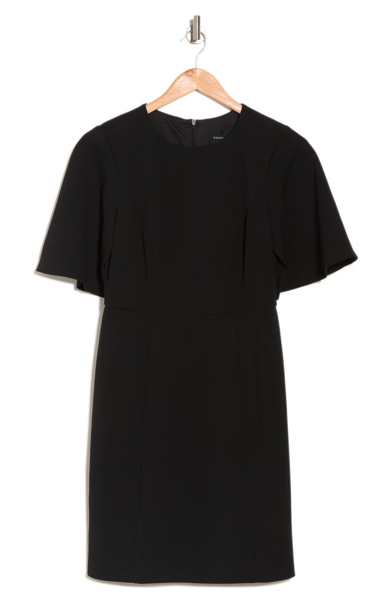 Donna Morgan Flutter Sleeve Solid Minidress, Alternate, color, 