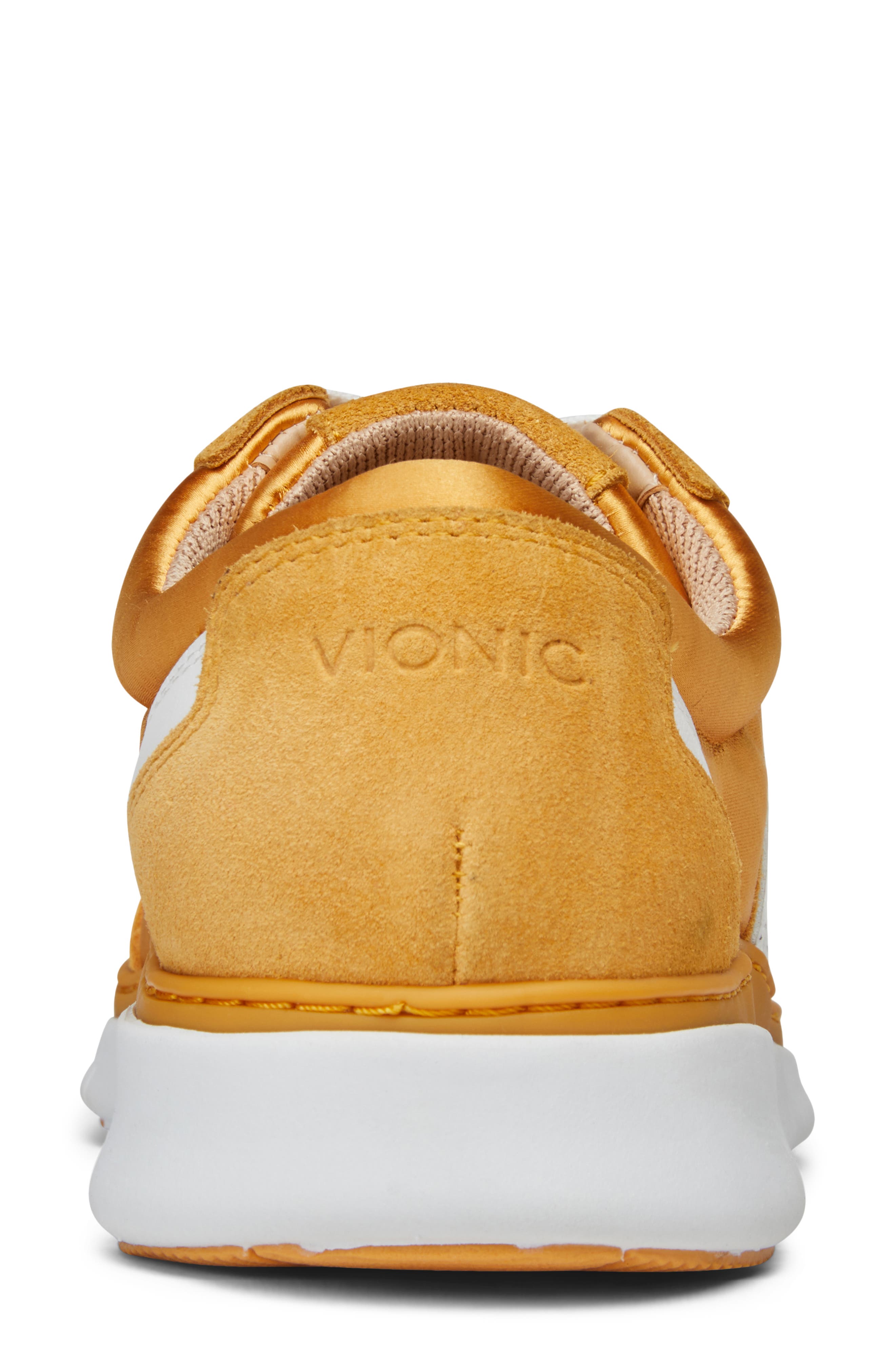 Nana Sneaker, Alternate, color, MUSTARD SUEDE