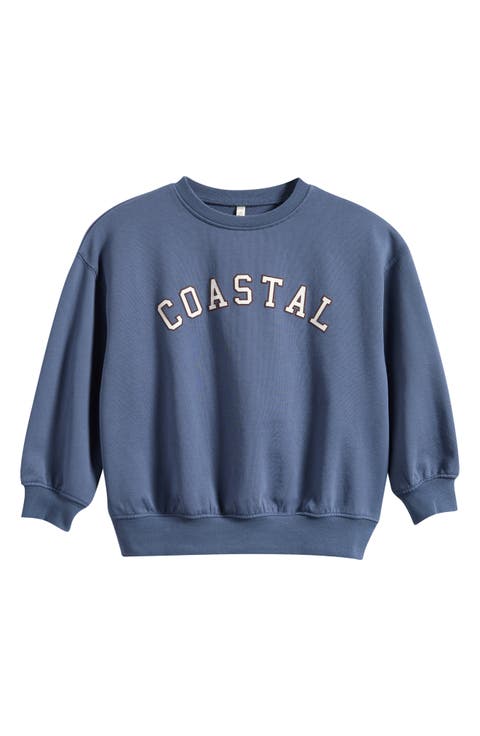 Kids' Coastal Graphic Print Sweatshirt (Toddler & Little Kid)