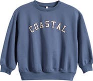 Rylee + Cru Kids' Coastal Graphic Print Sweatshirt