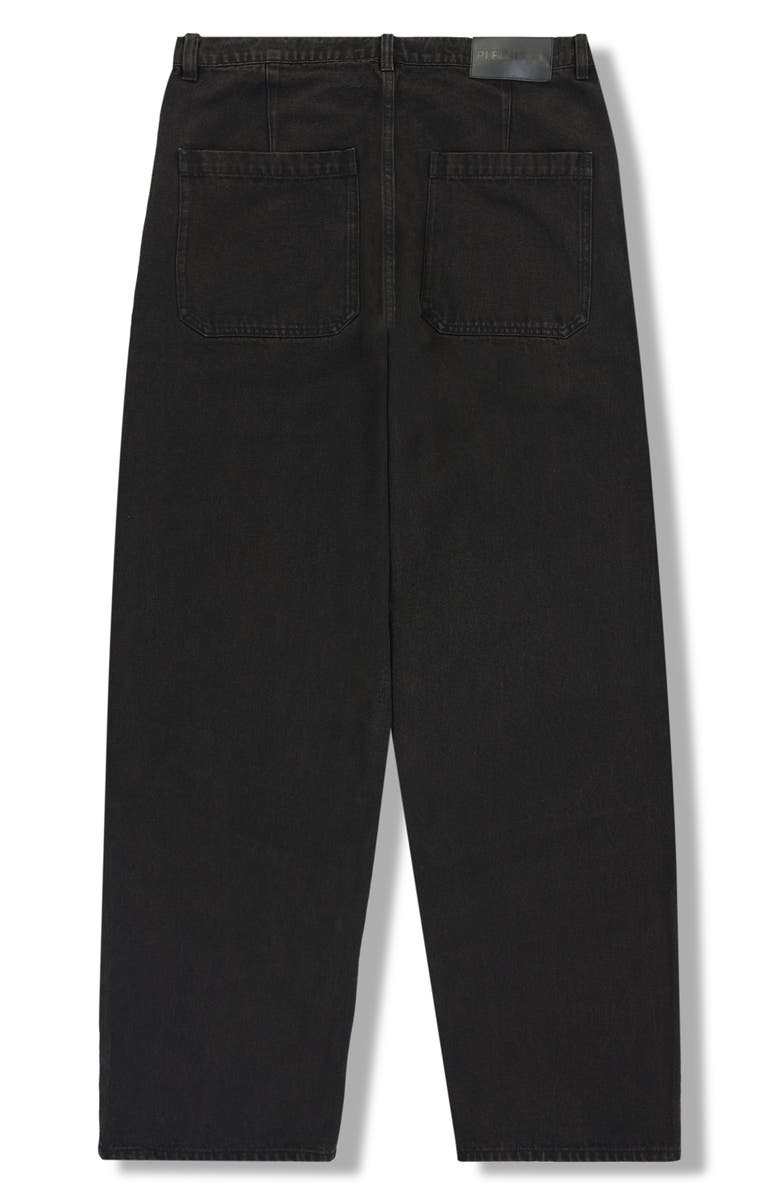 PLEASURES Oil Baggy Wide Leg Jeans, Alternate, color, Dark Brown