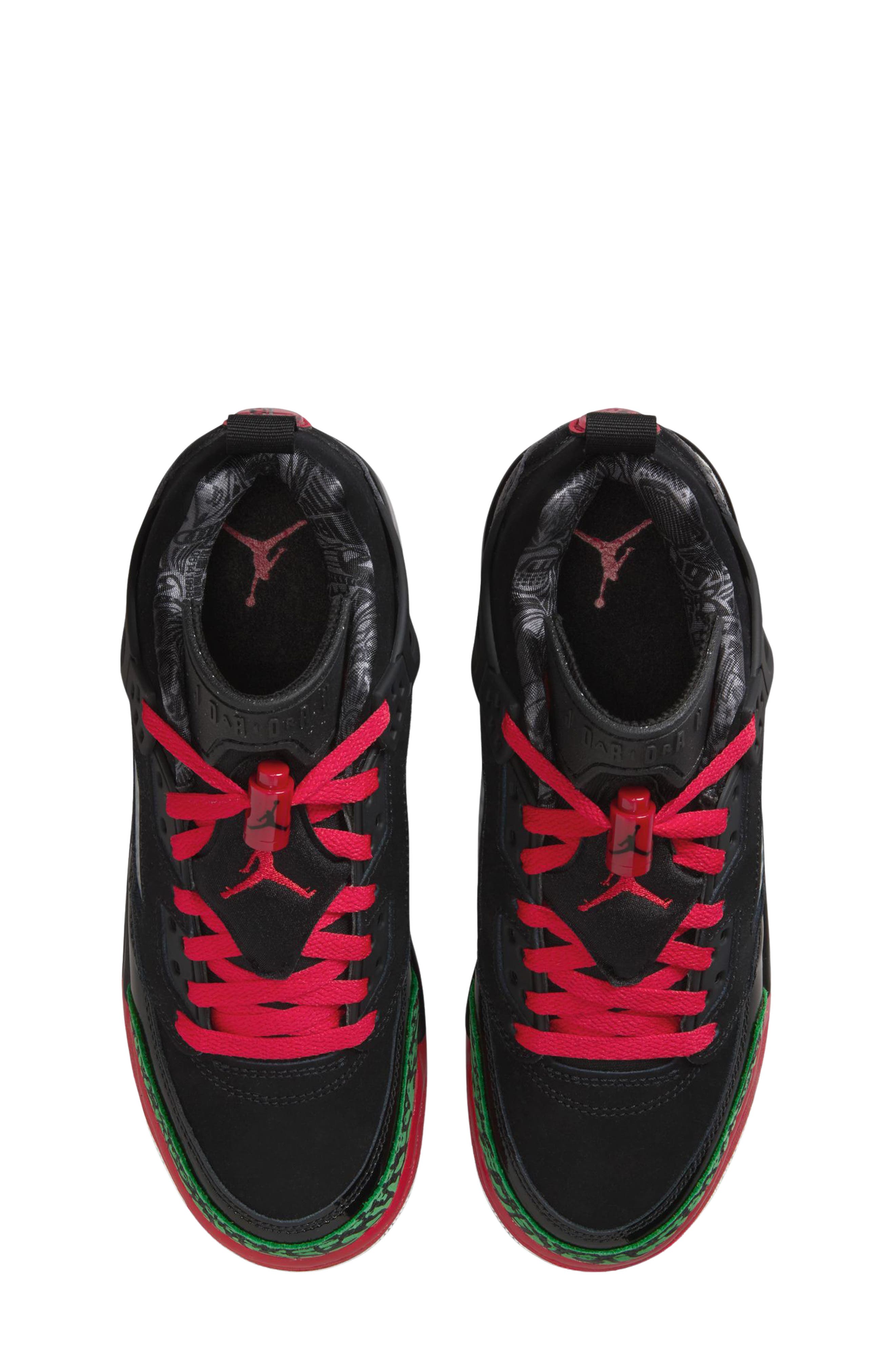 Nike Kids' Spizike Low Sneaker, Alternate, color, 060 Black/V Red