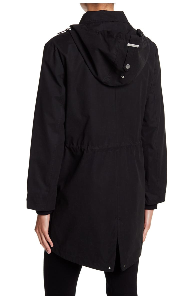 Soia & Kyo Cinch Hooded Rain Resistant Anorak, Alternate, color, 
