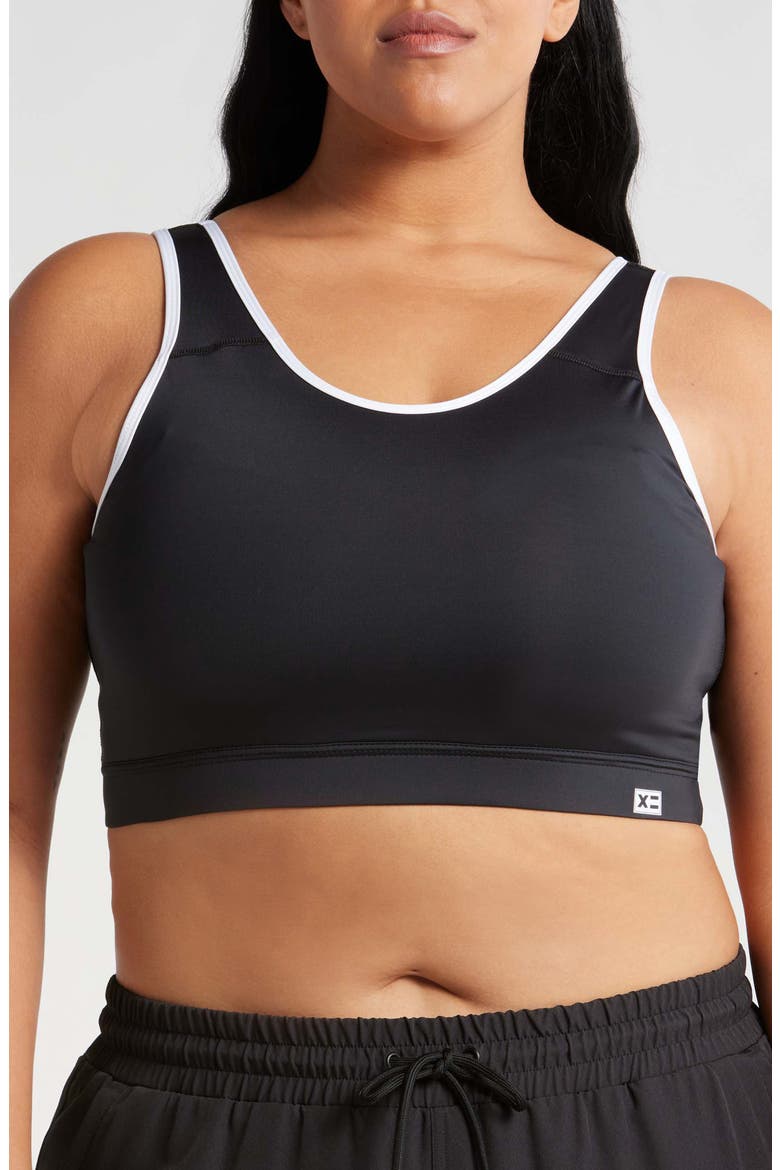 Sport Bikini Top, Main, color, BLACK NOVELTY