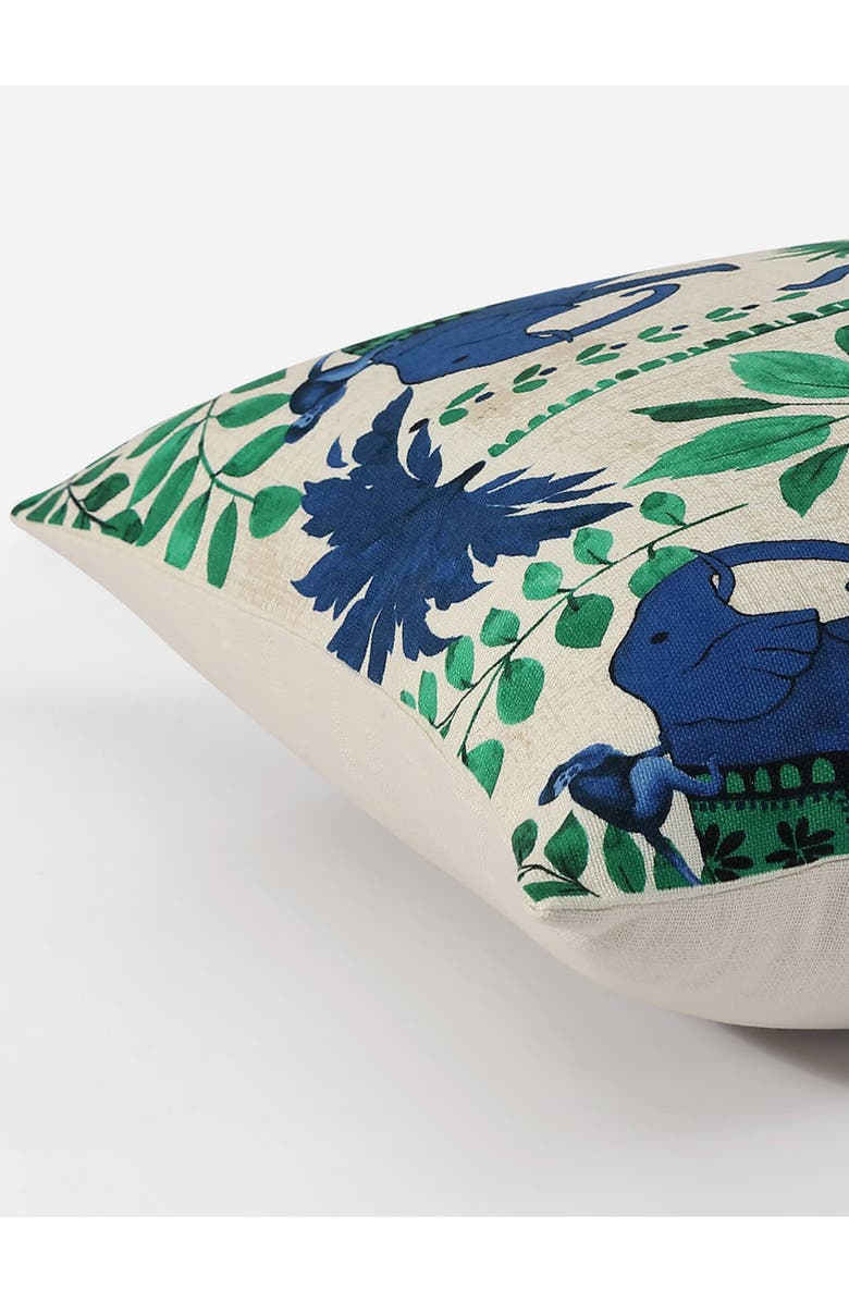 Sunday Citizen Print Throw Pillow, Alternate, color, Baritone Blue