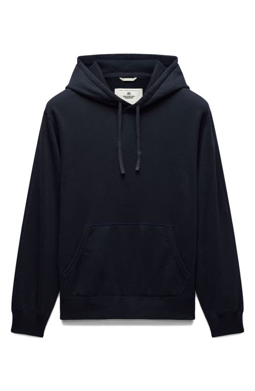 Reigning Champ Classic Midweight Terry Hoodie In Navy