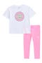 Kids' Jersey Graphic T-Shirt & Leggings Set