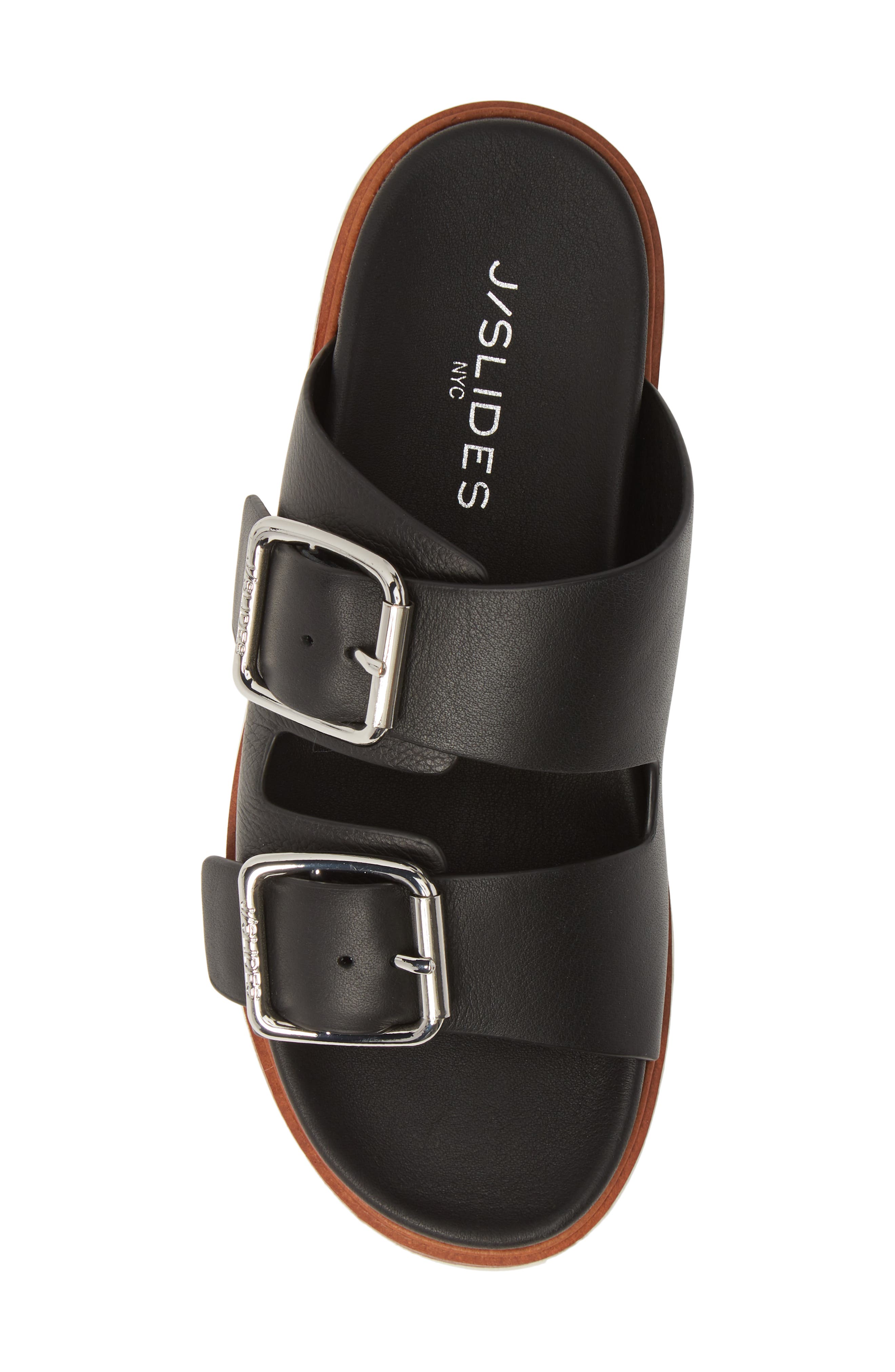 JSlides Bowie Platform Slide Sandal, Alternate, color, 