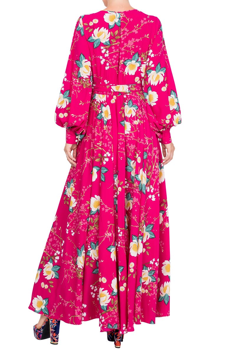 MEGHAN LA Lilypad Maxi Dress, Alternate, color, 