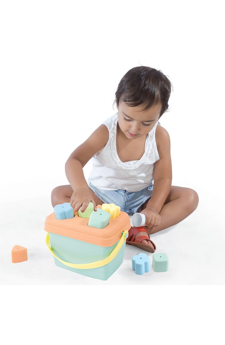 Dolu Shape Sorter, 7 Piece Sort & Play Toy, 5 Shape Blocks, Alternate, color, Multicolored